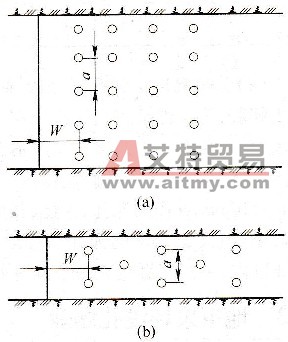 井下崩矿炮孔布置